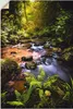 ARTland Wandbild, selbstklebend Wildbach im Wald Größe: Produktbild-Vorschau 1