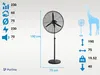 Industrieventilator 230W mit Aluminiumschächten Produktbild-Vorschau 3