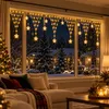 5x0,6 meter LED-lichtgordijn, kerst, sterren, lichtketting, Productafbeelding-voorbeeld 2