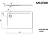 KALDEWEI Duschwanne SUPERPLAN 1853-1 90 x 140 x 3.2 cm warm Produktbild-Vorschau 6