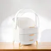 Organizer per trucchi – Elegante valigetta portaoggetti – Anteprima dell’immagine prodotto 3