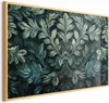 Posterpapier Poster - Victorian Leaves in Dark Greens 90x60 Produktbild-Vorschau 1