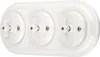 Interrupteur rotatif encastré en porcelaine Retro 3x, Voir les images du produit 1