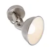 Spot mural rétro pivotant et orientable 1xE14 40 W métal Voir les images du produit 2