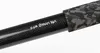 A close-up view of a carbon fiber fishing net handle with a camouflage sleeve. Produktbild-Vorschau
