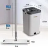 A mop and bucket set with dimensions indicated. Podgląd zdjęcia produktu