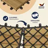 CASARIA® Holzfliesen FSC®-zertifiziertes Eukalyptusholz 1m² Produktbild-Vorschau 3