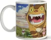 Studio Ghibli Nekobus & Totoro hrnek Náhled obrázku produktu 5