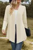ASKSA Damen Strickjacke Kable Drapieren Lange aermel Offene Produktbild-Vorschau 5