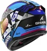 Kask Shark Skwal i3 Speed Fancy, czarny/biały/niebieski, XL Podgląd zdjęcia produktu 2