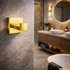 Handtuchhaken DELVANT SQUARE Gold Hochglanz Edelstahl Produktbild-Vorschau 9