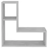 vidaXL Mensole a muro 2 pz. Grigio cemento 50x15x50 cm Anteprima dell’immagine prodotto 5