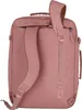 The back view of a pink backpack. Produktbild-Vorschau