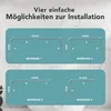 Erica Duschvorhangstange L-form & U-form - 4-in-1 System Produktbild-Vorschau 2