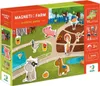 A box of a magnetic farm game with various farm animals and characters depicted on the front. Podgląd zdjęcia produktu