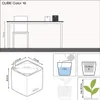 LECHUZA CUBE Color 16, Květináč, Volně stojící, Recyklovaný Náhled obrázku produktu 25