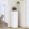 vidaXL Pflanzenständer Weiß 33x33x100 cm Holzwerkstoff Produktbild-Vorschau 2