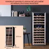 Klarstein vinotéka, slim, skleněné dveře, 2 zóny, LED, 5-18 Náhled obrázku produktu 6