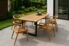Gartentisch Outdoor massiv Teakholz 180 x 90 U-Gestell Produktbild-Vorschau 3