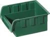 A green storage bin is shown against a white background. Produktbild-Vorschau