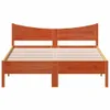 Design Massivholzbett Wachsbraun 140x190 cm Kiefer, Produktbild-Vorschau 4