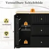 okwish sideboard kuchyňská skříň se 3 zásuvkami a 2 dveřmi Náhled obrázku produktu 8