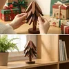 4 Stück Topfuntersetzer Holz Baum Design Faltbare Produktbild-Vorschau 5