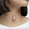 Swarovski Damen Dulcis Halskette Kissenschliff, Roséfarben Produktbild-Vorschau 6