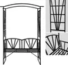 tectake® Arc de roses en acier 114 x 42 x 210 cm Voir les images du produit 2