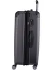 A side view of a gray suitcase on a white background. Produktbild-Vorschau