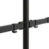 vidaXL Supporto per monitor in acciaio nero VESA 75/100 mm Anteprima dell’immagine prodotto 12