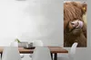 MuchoWow® Poster Schottischer Highlander - Braun - Tiere Produktbild-Vorschau 2