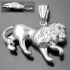 Anhänger 15x23mm Löwe glänzend rhodiniert Silber 925 silber Produktbild-Vorschau 3