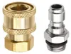 Schnellkupplungsadapter 1/4" auf 1/4" – Messing & Edelstahl Produktbild-Vorschau 7