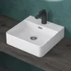 doporro Lavabo à Poser Blanc Vasque Suspendu en Céramique Voir les images du produit 1