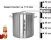 Beeketal Gastro Edelstahl Kochtöpfe Kochtopf BKT-71 - ca. Produktbild-Vorschau 2