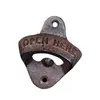 Rustikaler Gusseisen Wandflaschenöffner antikbraun, ca. 7x8 Produktbild-Vorschau 2