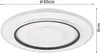 Plafonnier LED rond avec télécommande JORA blanc et noir 55 Voir les images du produit 4