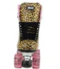 Moxi Beach Jungle Leopard Pink Rollschuhe 9 / EU 42-43 Produktbild-Vorschau 3