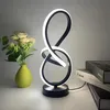 LED Tischlampe Spiral Design, für Schlafzimmer, Büro, Produktbild-Vorschau 4