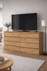 Kommode „LanceLot“ aus Eiche mit Schubladen, 120 cm, 8 Produktbild-Vorschau 4