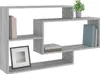 vidaXL Nástěnná police Grey Sonoma 104x20x58,5 cm výrobek Náhled obrázku produktu 5