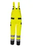 Planam Warnschutz Latzhose zweifarbig Gr. 52 gelb/marine Produktbild-Vorschau 4