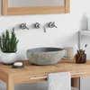 vidaXL Umyvadlo River Stone oválné (29-38)x(24-31) cm Náhled obrázku produktu 1