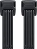 Two black folding bike locks are shown side-by-side against a white background. Voir les images du produit