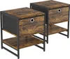 Nachttisch Vicco Fyrk Eiche rustikal 2er-Set, Model 51774 Produktbild-Vorschau 1