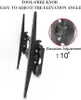 FCH Support TV mural, palier 50 kg / VESA400 * 600 / 10 ° Voir les images du produit 10