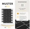 AMK Muster-Paneel 010 Schwarz – Originalgröße 1250×995 mm, Produktbild-Vorschau 1