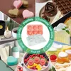 2x Silikon Eiswürfelform mit Deckel, Herzen, perfekt für Produktbild-Vorschau 3