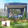 Outsunny Pavillon 3 x3 m Wasserdicht höhenverstellbar Produktbild-Vorschau 8